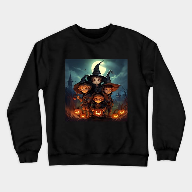 Halloween Family Crewneck Sweatshirt by NumberOneEverything